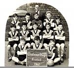 Click image for larger version. 

Name:	Football team from 1962. The teacher in the photo is the much loved and respected Mr. Plews..jpg 
Views:	2508 
Size:	101.3 KB 
ID:	28430